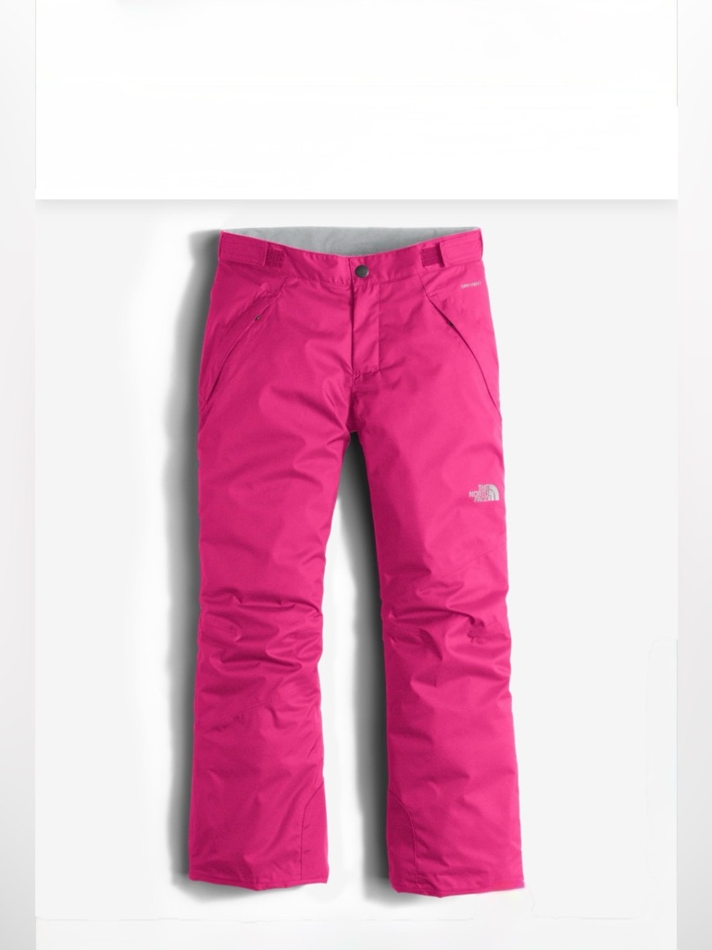 North Face Girls Hyvent Insulated Snow Ski Pants in Bright Pink Sz 5/ XXS
